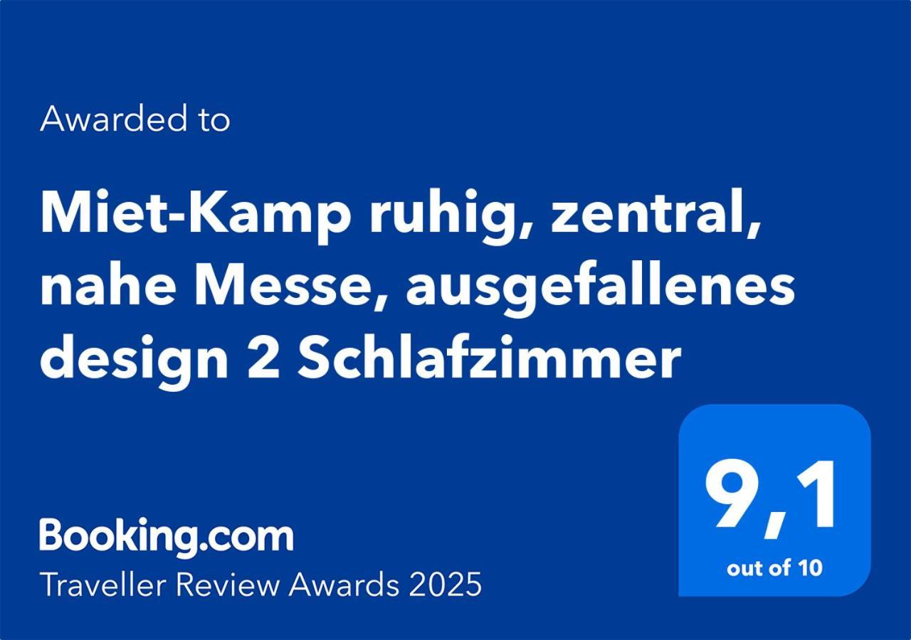 Miet-Kamp Ruhig, Zentral, Nahe Messe, Ausgefallenes Design 2 Schlafzimmer Berlim Exterior foto